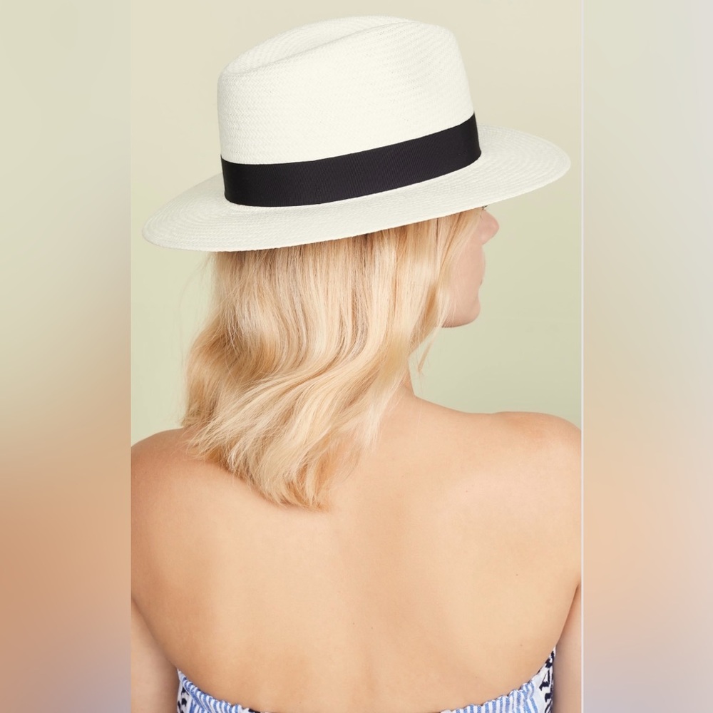 rag & bone Cream and Black Women's Hat NWOT - Picture 3 of 11